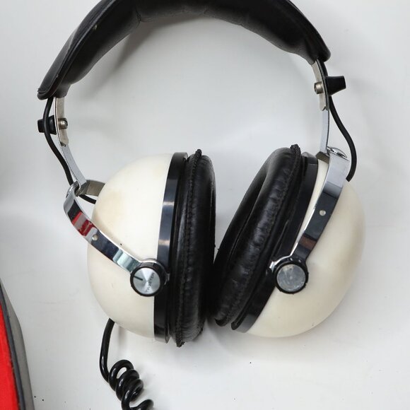 Vintage Pioneer SE-50 2-Way Stereo Headphones Adjustable with Case 70s Retro - Picture 5 of 10